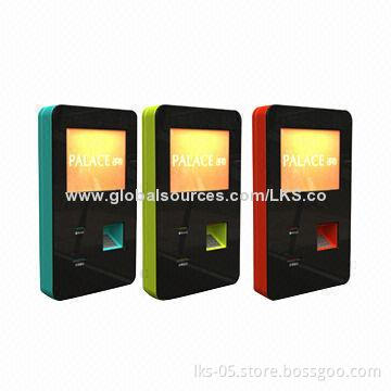 Kiosks with 17-inch touch screen and card reader and printer functions